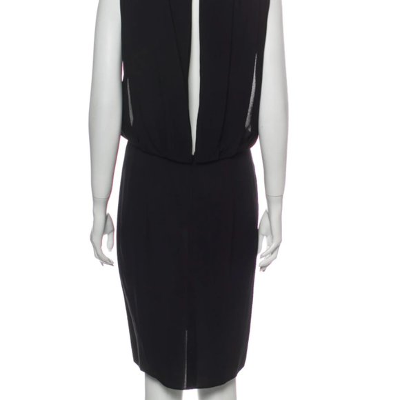 L'AGENCE Crew Neck Knee-Length Dress Size 4 - Picture 8 of 9